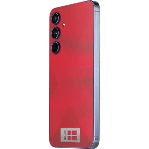 Denmark Soccer Flag Galaxy A35 5G Skin